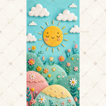 Happy Sunshine Kids Vertical Backdrop