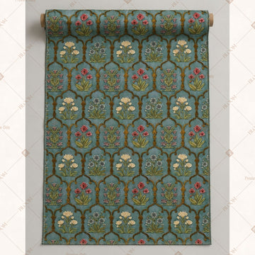 Olive Damask Fabric Pack of 25