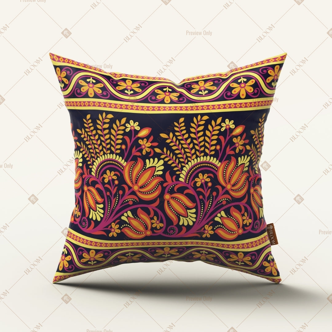 Royal Paisley Ethnic Cushion Cover Pack of 12