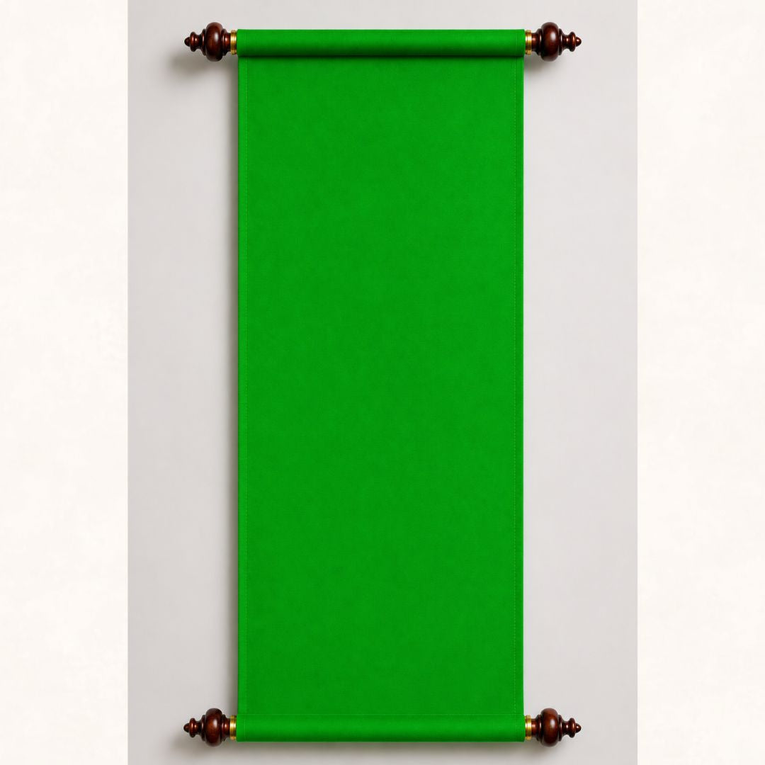 LIGHT GREEN HANGING SCROLLS