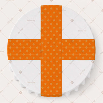 Orange Polka Dot Table Runner Pack Of 12