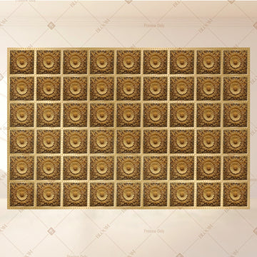Bronze Tile Pattern Portrait Rectangle Backdrop