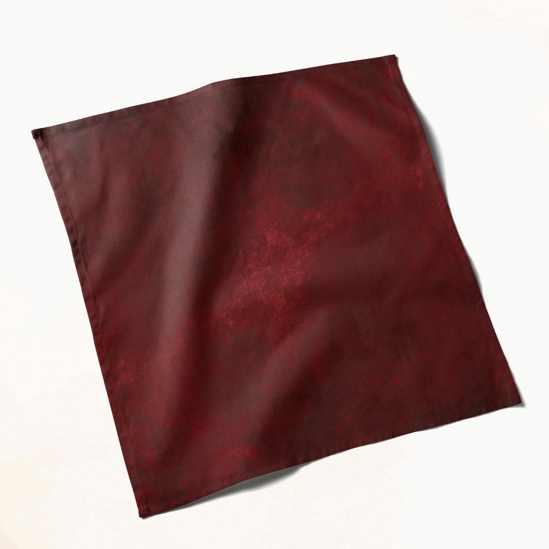 Burgundy Rustic Charm: Napkins 18" X 18" - Pack Of 20