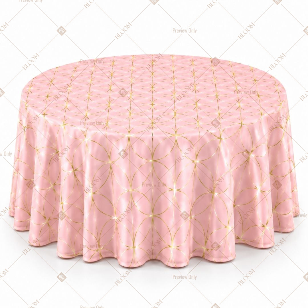 Pink Pastel Table Cover Pack Of 6