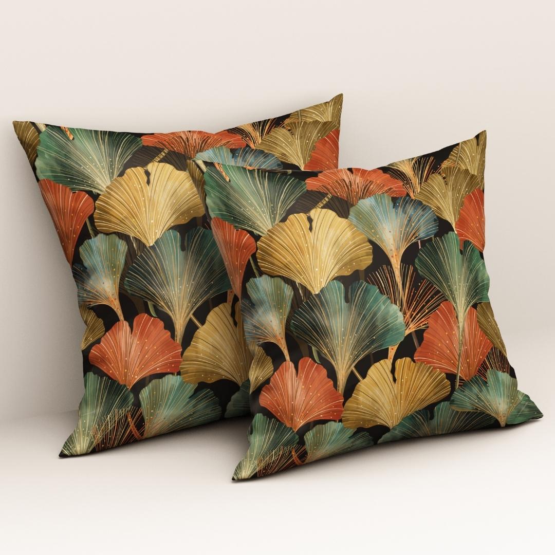 Midnight Ginkgo Fan: Cushion Cover - Pack of 12