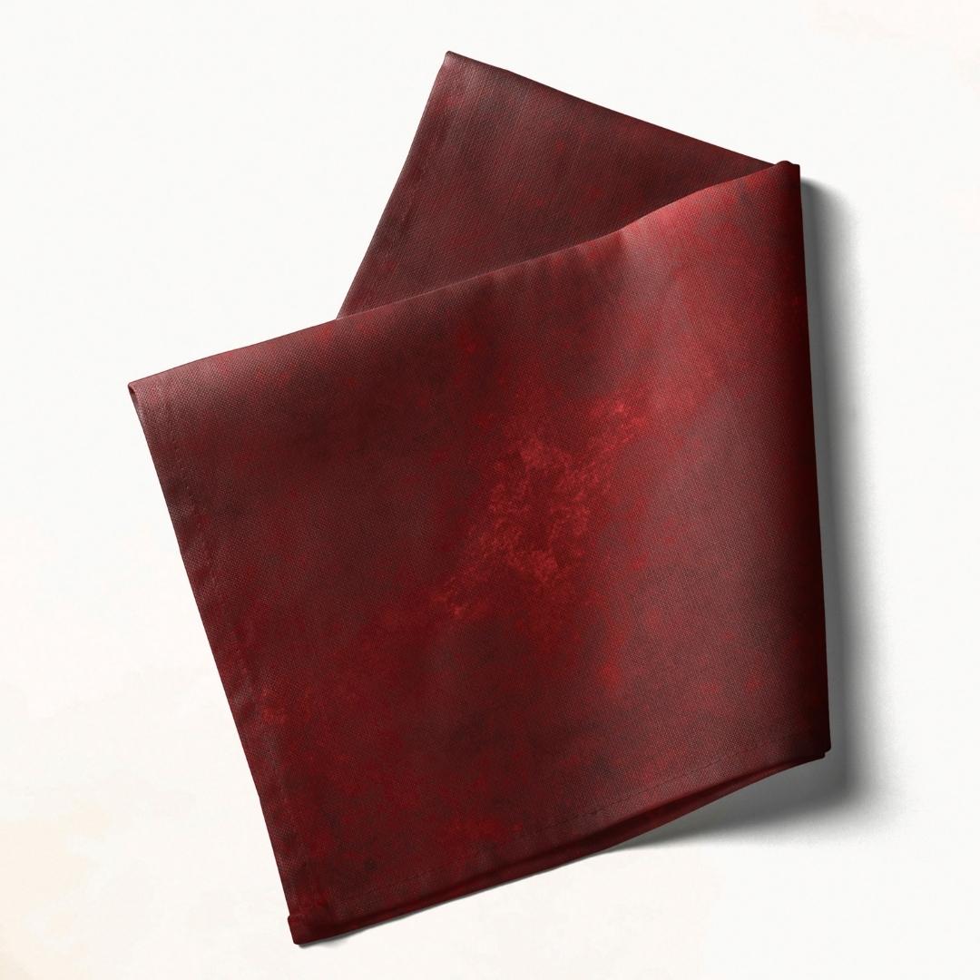Burgundy Rustic Charm: Napkins 18" X 18" - Pack Of 20