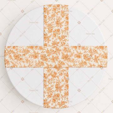 Peach Botanical Vine Table Runner Pack Of 12