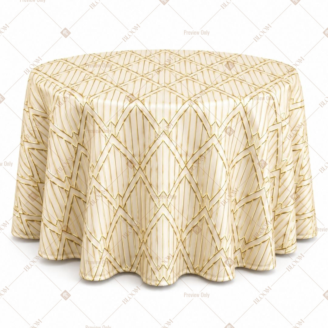 Ivory Royal Table Cover Pack Of 6