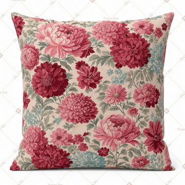 Pink Rose Garden Cushion Cover Pack of 12
