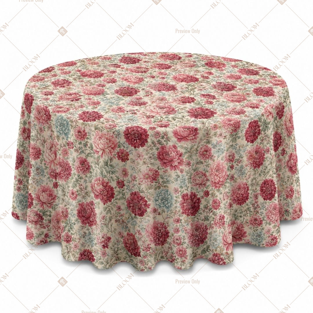 Rose Floral Table Cover Pack Of 6