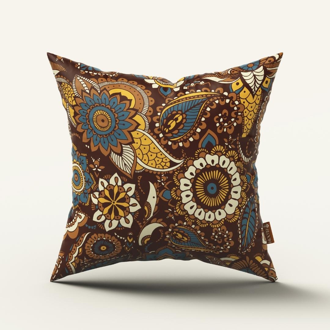 Chestnut Boho Paisley: Cushion Cover - Pack of 12
