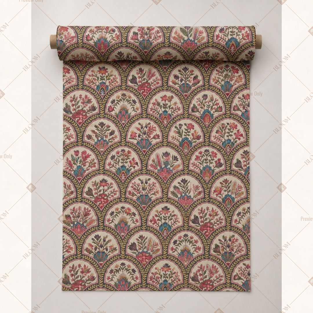 Pastel Scallop Fabric Pack of 25