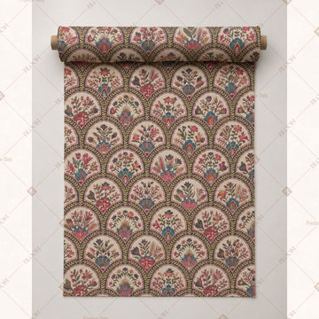 Pastel Scallop Fabric Pack of 25