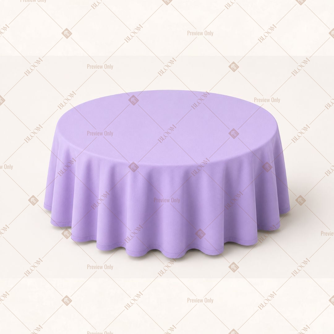 Light Lavender Table Cover Pack Of 6