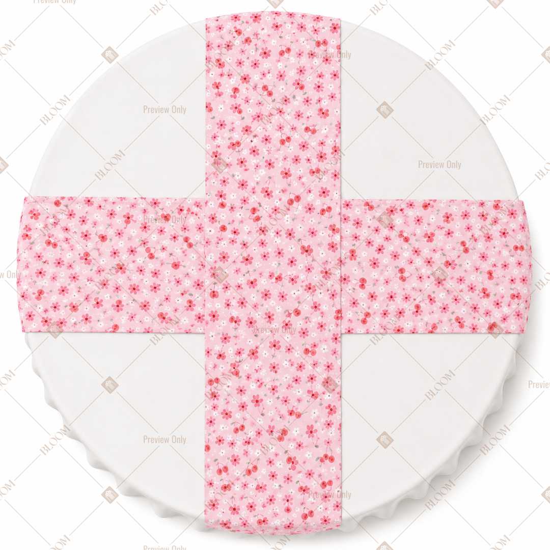 Pink Polka Dot Table Runner Pack Of 12