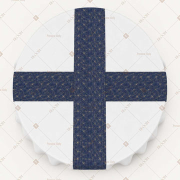 Navy Diamond Trellis Table Runner Pack Of 12