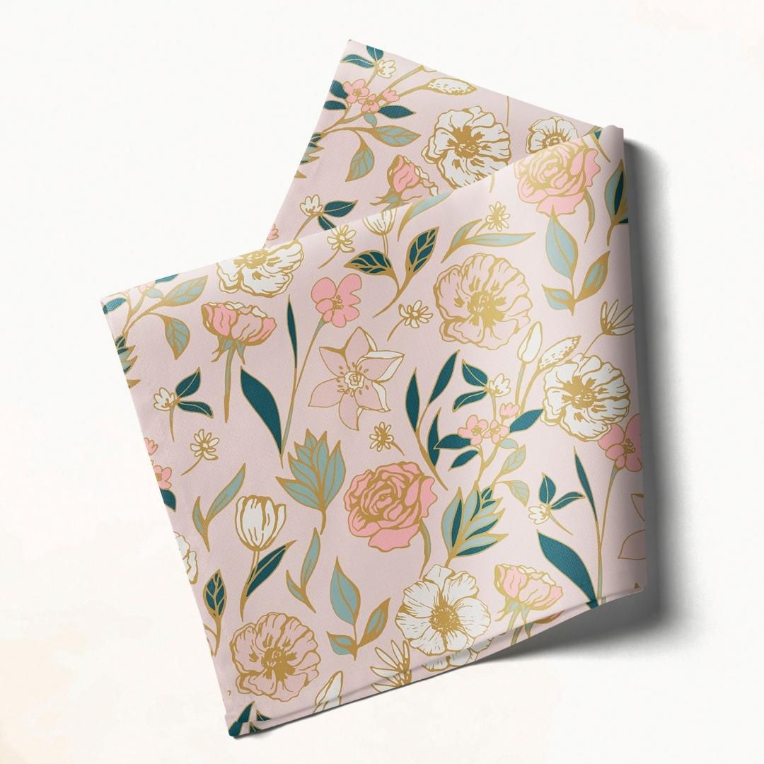 Pastel Bloom Grace: Napkins 18" X 18" - Pack Of 20