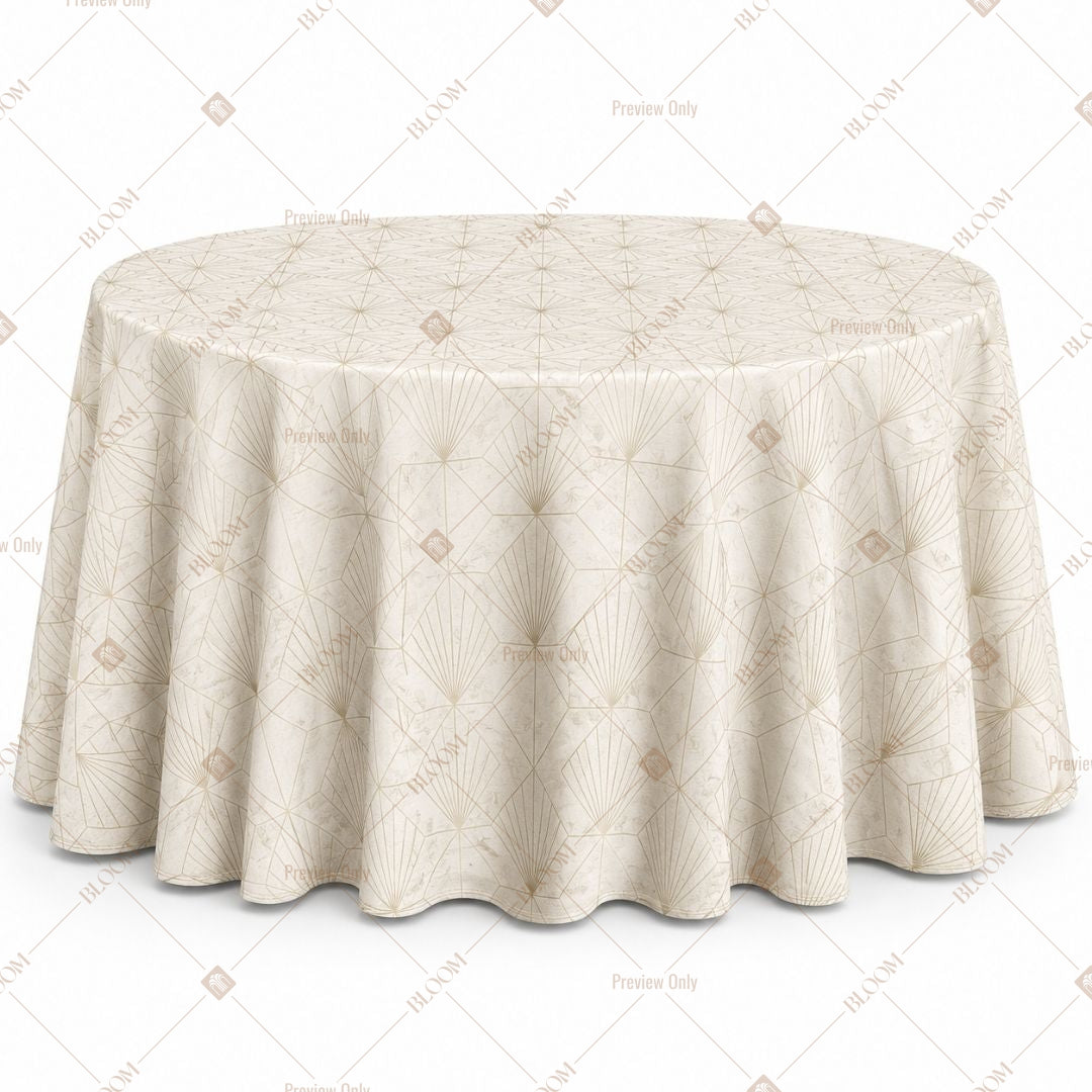 Cream Minimal Table Cover Pack Of 6