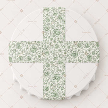 Sage Botanical Vine Table Runner Pack Of 12