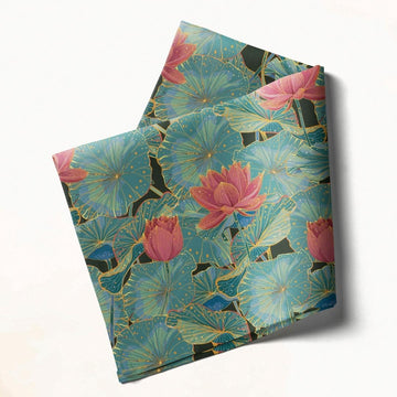 Lotus Bloom Charm: Napkins 18" X 18" - Pack Of 20