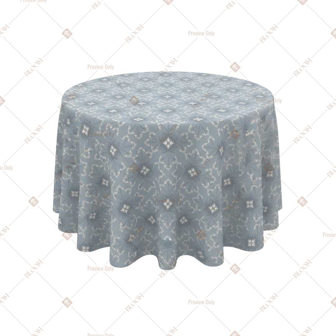 Blue Snowflake Medallion Table Cover Pack Of 6
