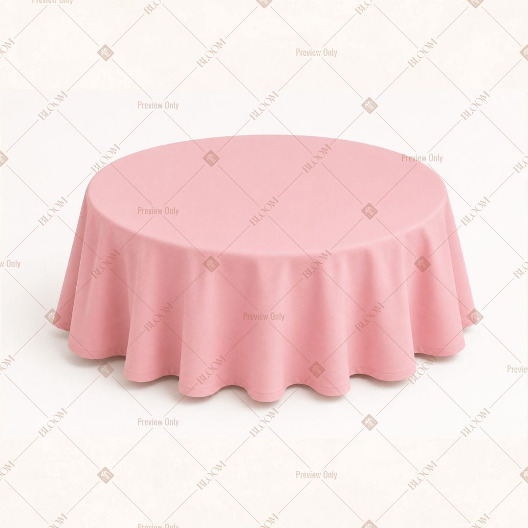 Light Rose Table Cover Pack Of 6