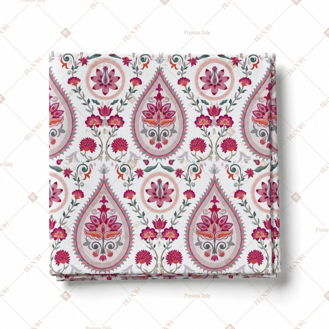 Pink Paisley Pattern Design