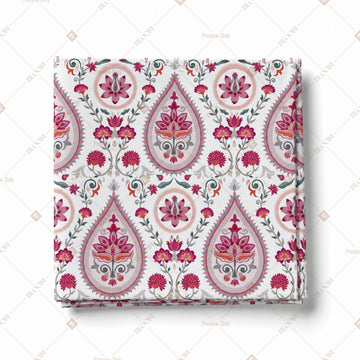 Pink Paisley Pattern Design