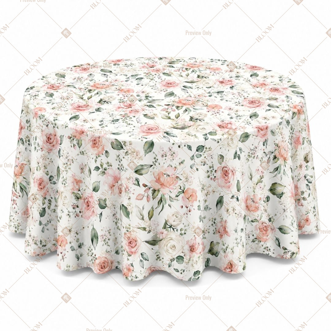 Pastel Wildflower Table Cover Pack Of 6