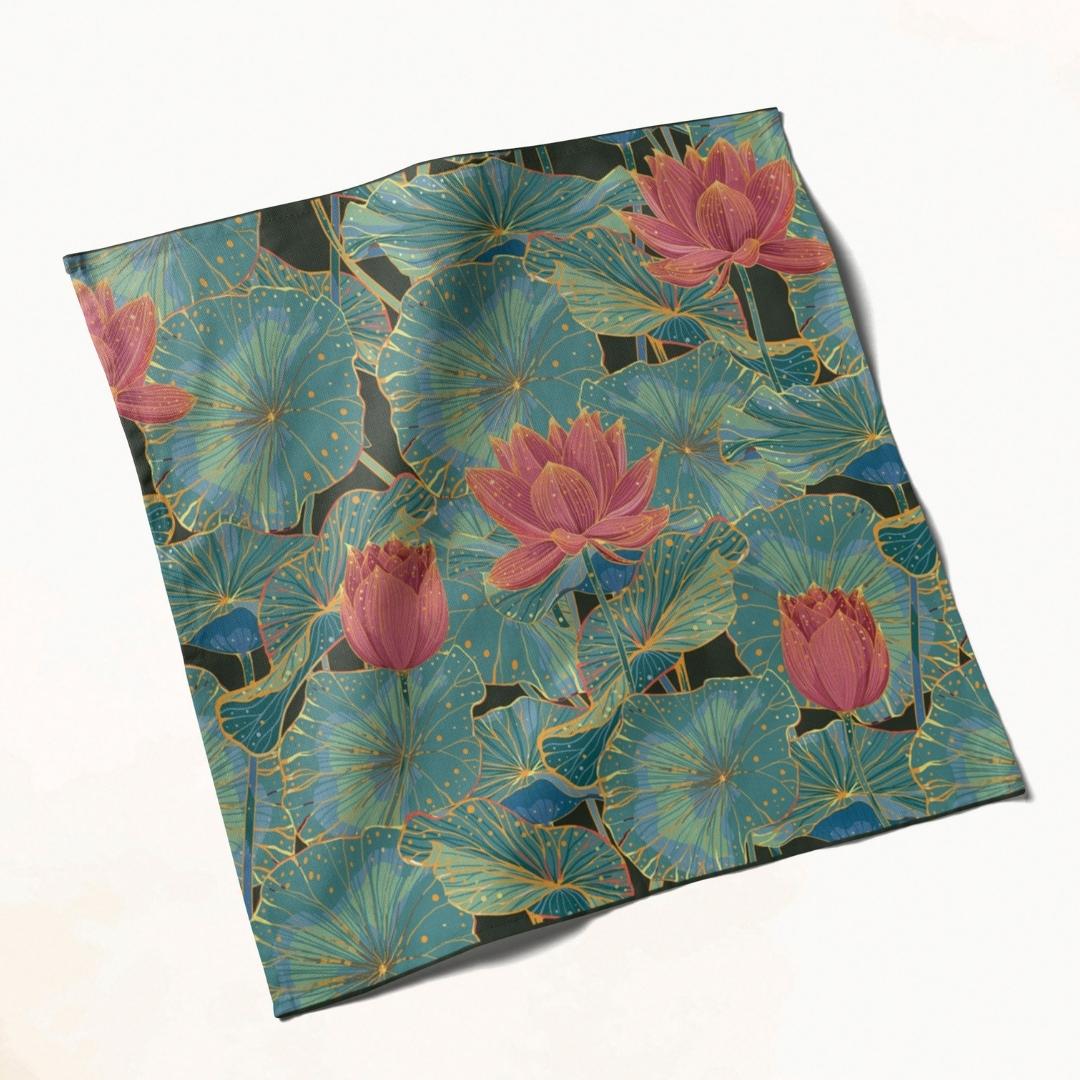 Lotus Bloom Charm: Napkins 18" X 18" - Pack Of 20