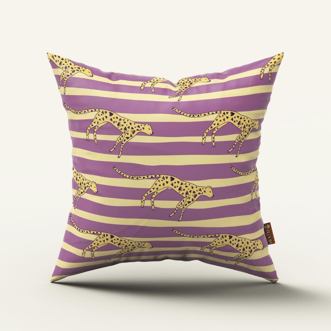 Lilac Safari Stripes: Cushion Cover - Pack of 12