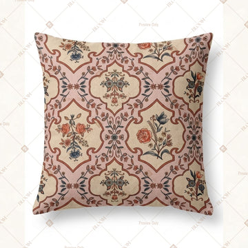 Vintage Floral Medallion Cushion Cover Pack of 12