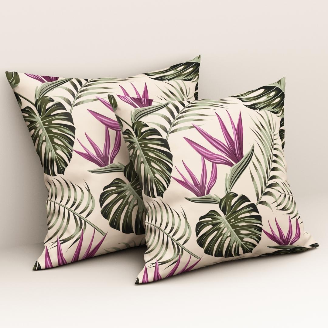 Tropical Palm Orchid: Cushion Cover - Pack of 12