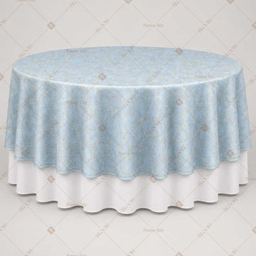 Sky Blue Minimal Dot Table Overlay Pack of 6