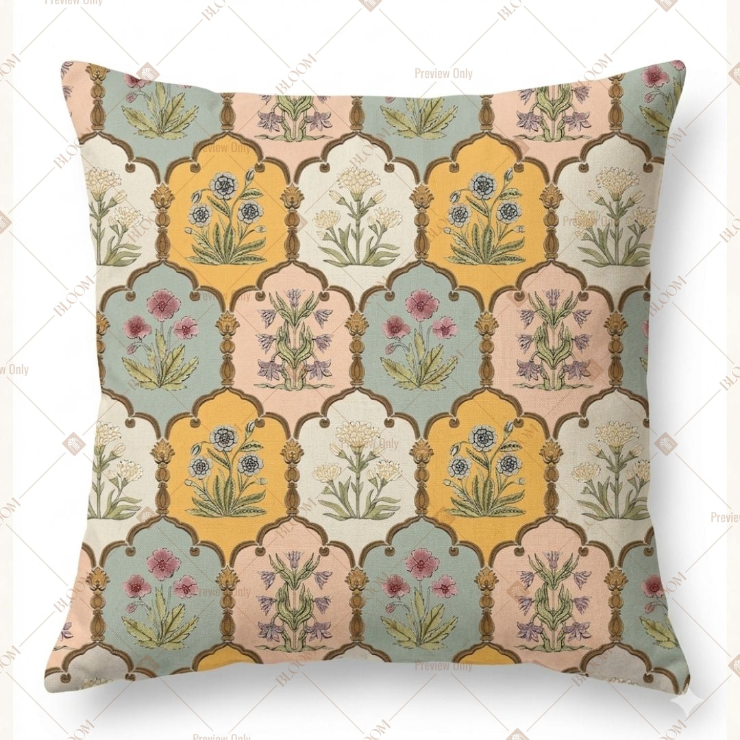 Honeycomb Bee Pattern Cushion Cover Pack of 12