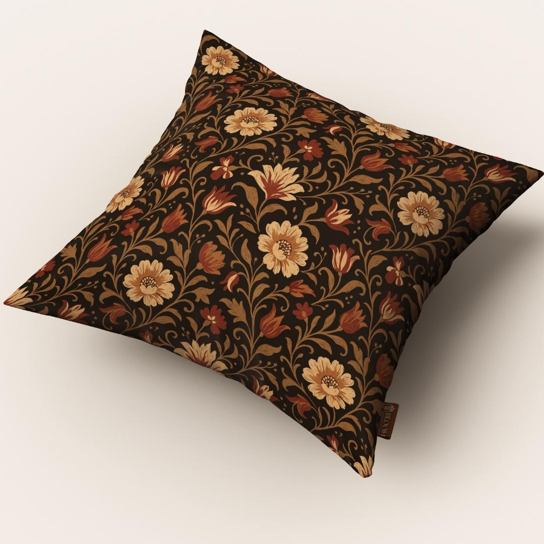 Noir Vintage Blooms: Cushion Cover - Pack of 12