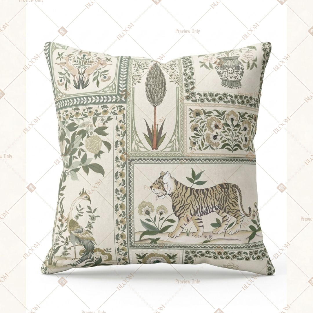 Vintage Botanical Sketch Cushion Cover Pack of 12