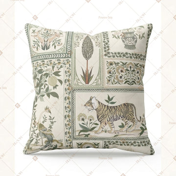 Vintage Botanical Sketch Cushion Cover Pack of 12