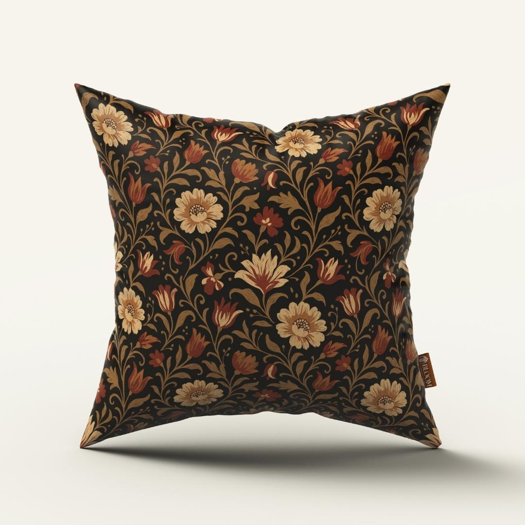 Noir Vintage Blooms: Cushion Cover - Pack of 12