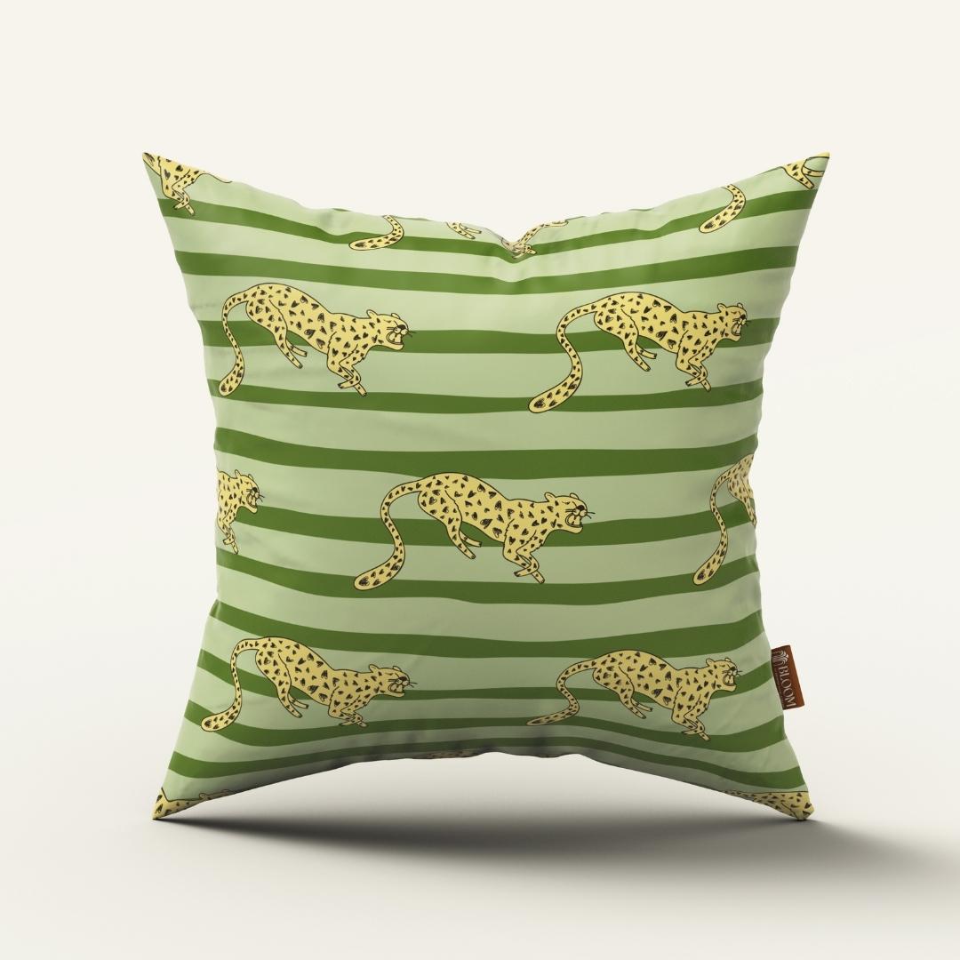 Olive Safari Stripes: Cushion Cover - Pack of 12