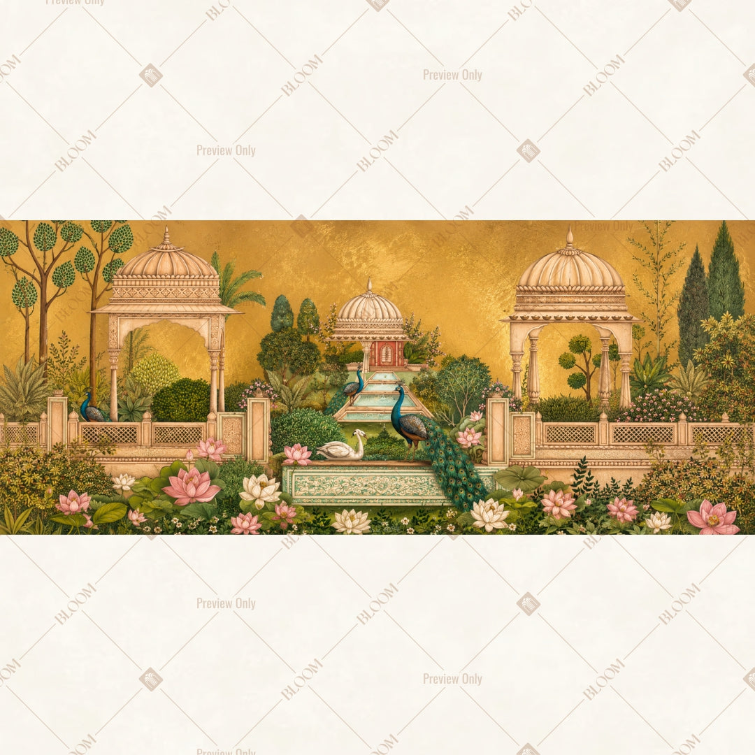 Heritage Palace Courtyard Wide Backdrop