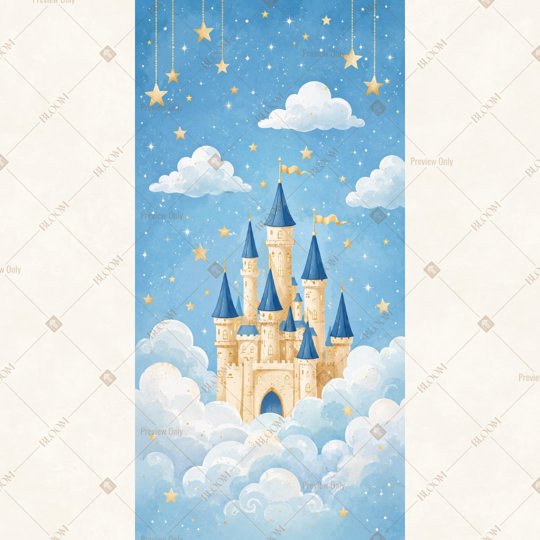 Dream Castle Cloud Vertical Backdrop