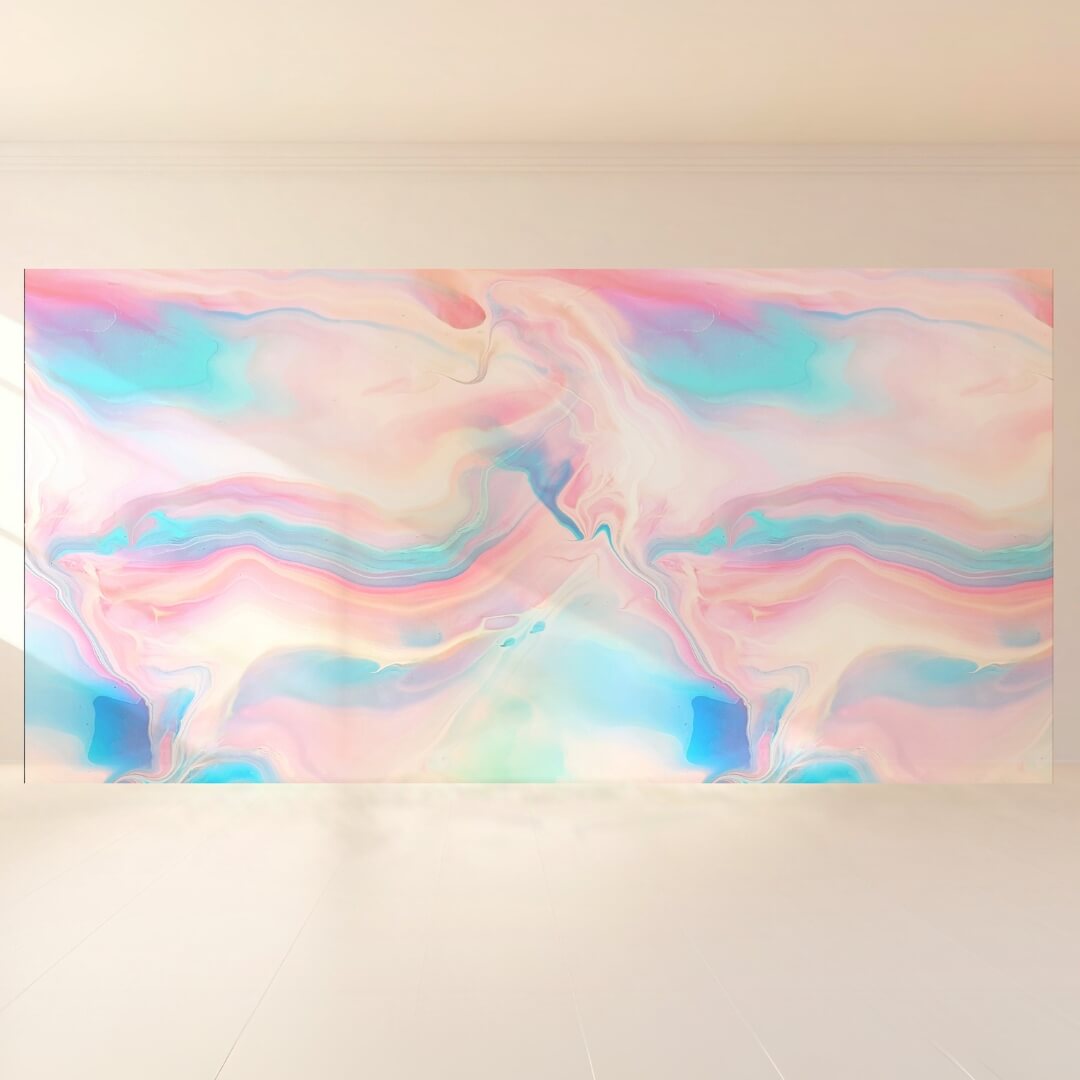 Pastel Marble Dreams: Backdrop - wide