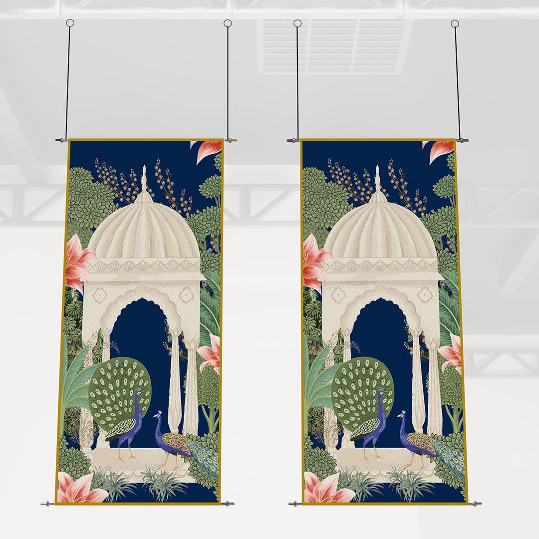 Peacock Garden Pavilion: Hanging - 2 x 4 ft