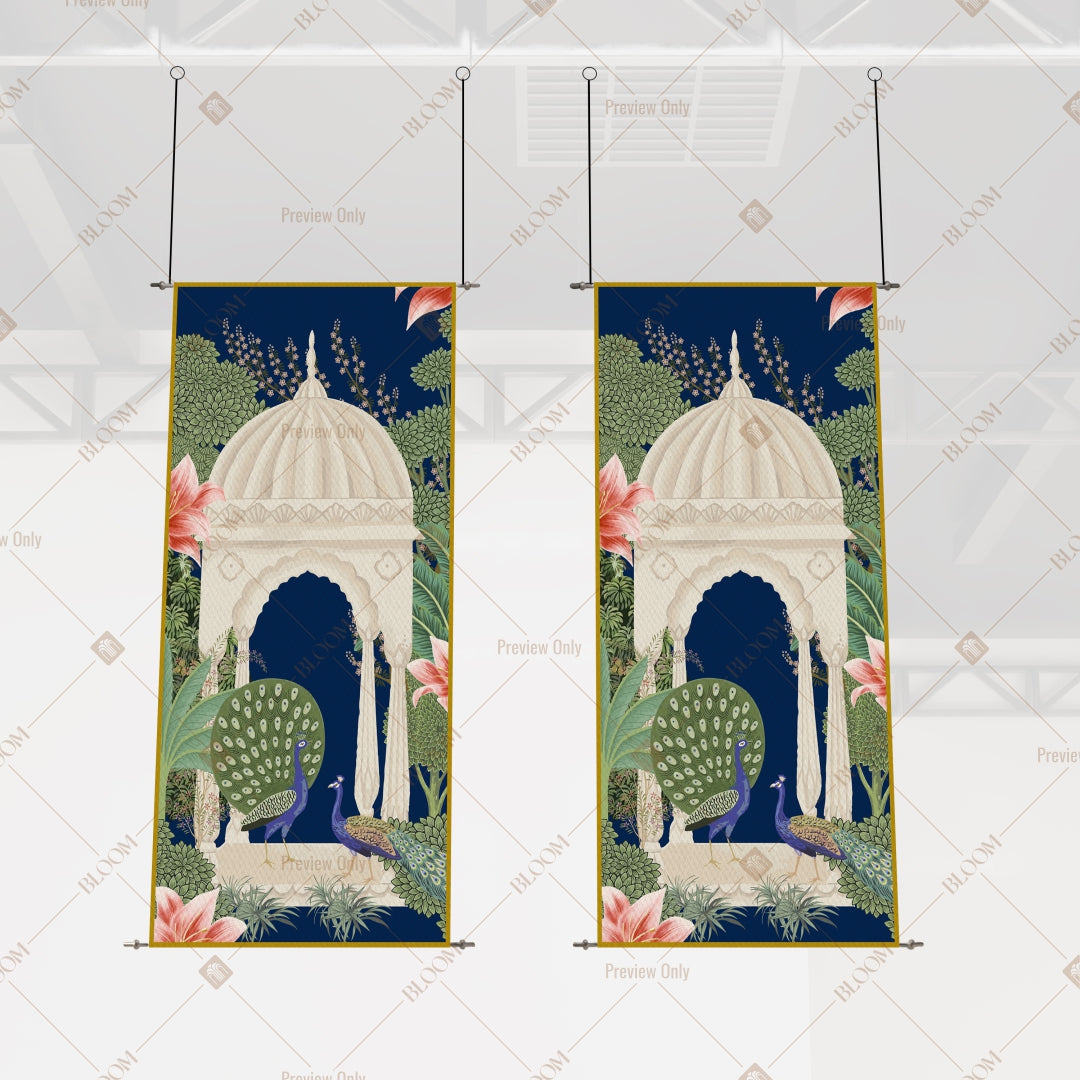 Mughal Pavilion Hanging Scroll