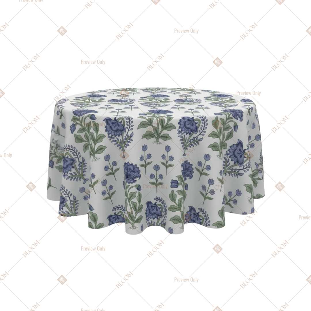 Blue Botanical Vine Table Cover Pack Of 6