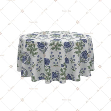 Blue Botanical Vine Table Cover Pack Of 6