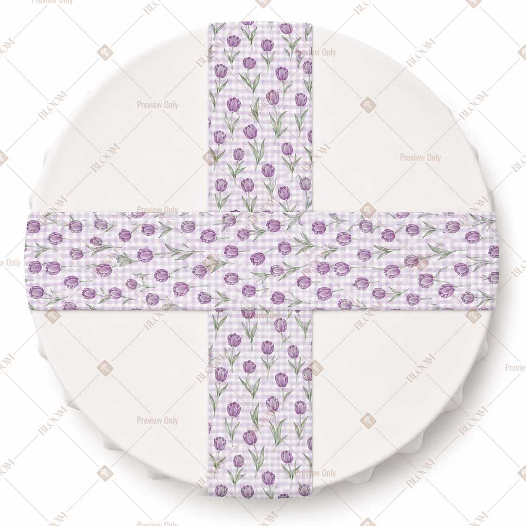 Lavender Floral Sprig Table Runner Pack Of 12