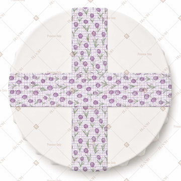 Lavender Floral Sprig Table Runner Pack Of 12