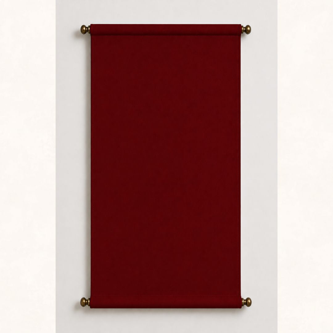 MAROON HANGING SCROLLS